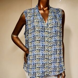 Sami & Jo Multicolor Sleeveless Blouse